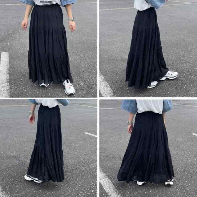 ガーゼティアードスカート