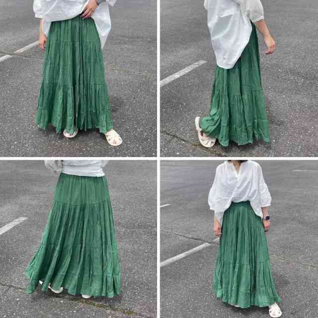 ガーゼティアードスカート