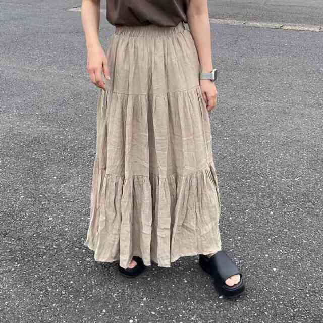 ガーゼティアードスカート