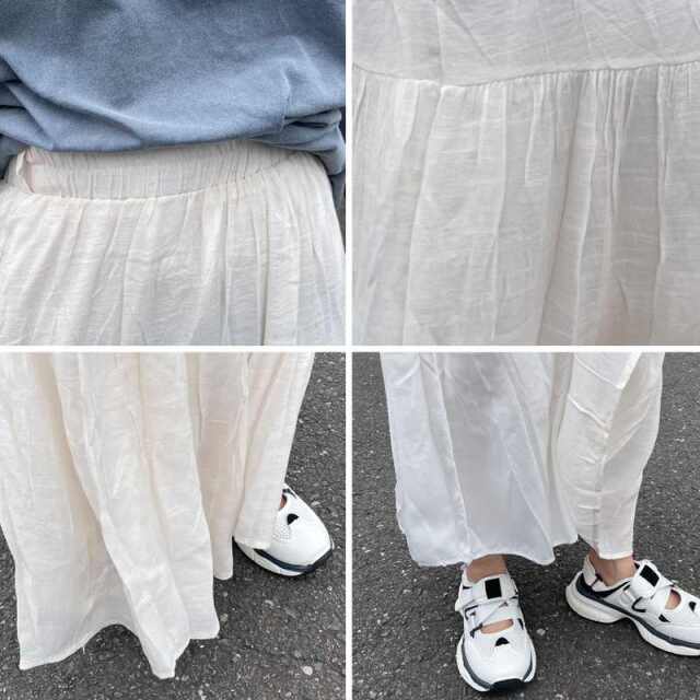 ガーゼティアードスカート