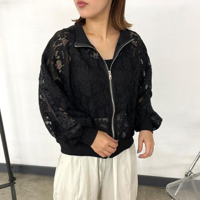 レースラインブルゾン