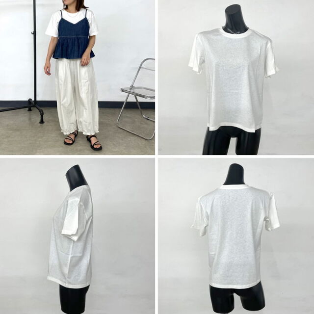 デニムキャミビスチェTシャツセット