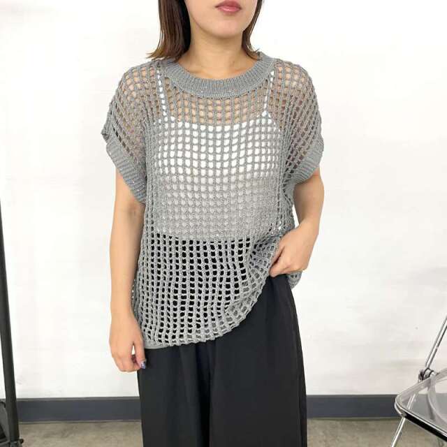 CRB ラメメッシュベストセット|TiMTiMオンラインストア|レディース