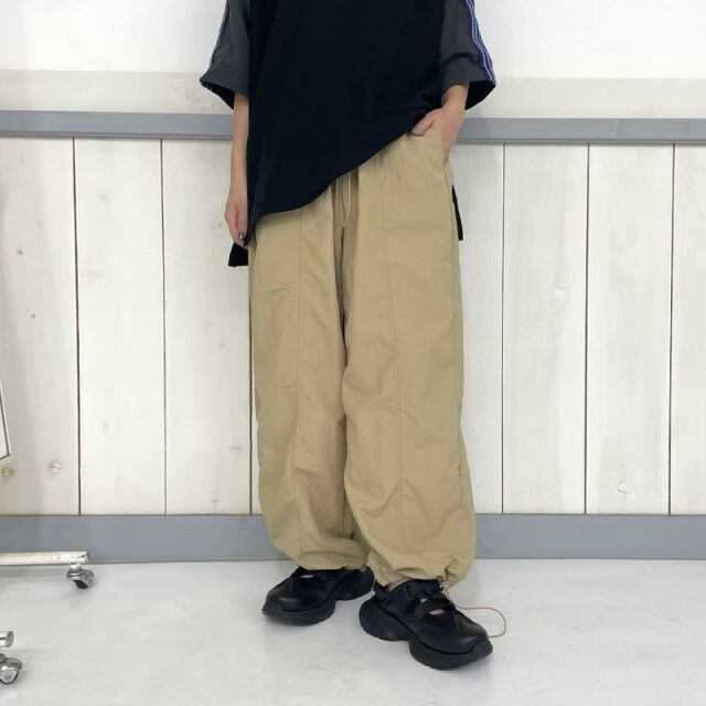 CRB ナイロン風センターシームパンツ|TiMTiMオンラインストア