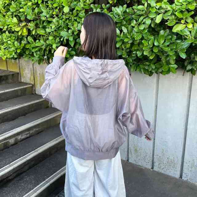 シアーフードブルゾン