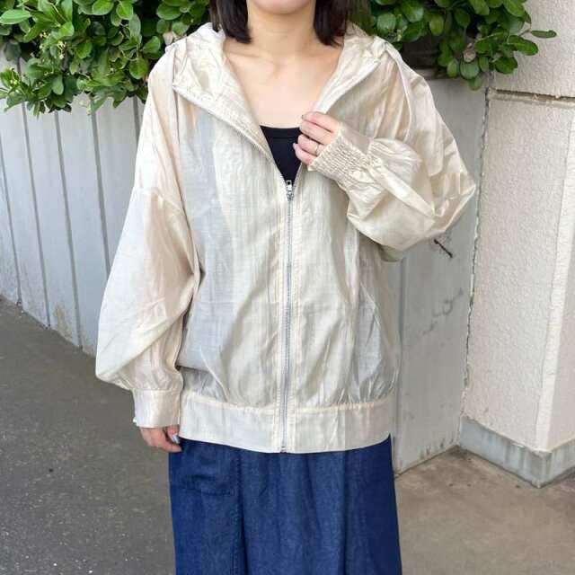 シアーフードブルゾン