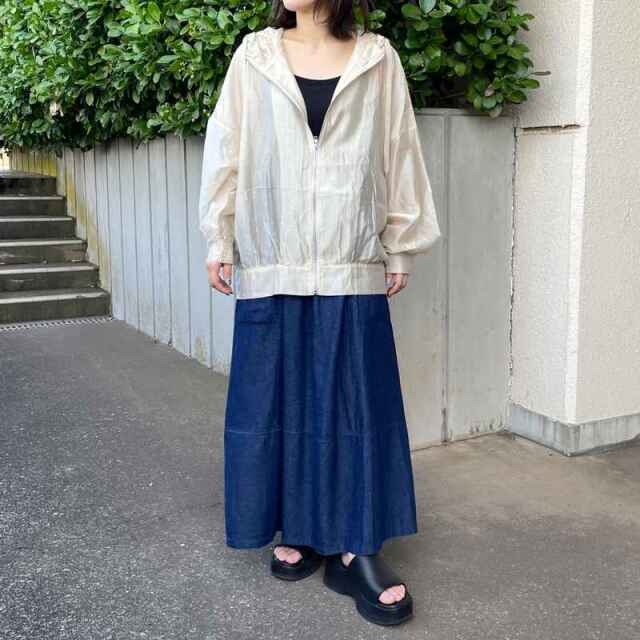 シアーフードブルゾン