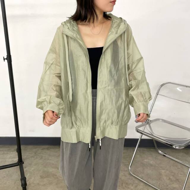 シアーフードブルゾン