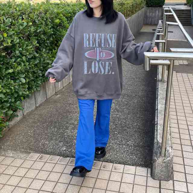 カットリブフレアパンツ