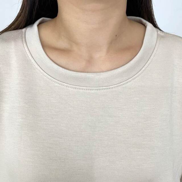 キルト切替プルオーバー