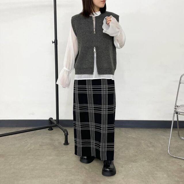 CRB ノーカラーZIPベスト|TiMTiMオンラインストア|レディース