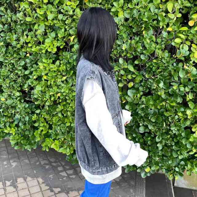 デニムビッグベスト