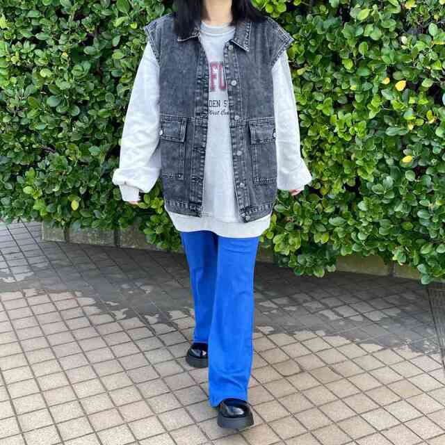 デニムビッグベスト