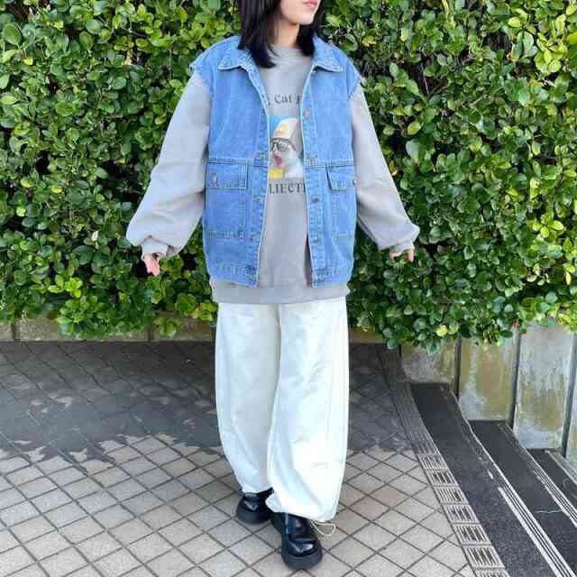 デニムビッグベスト