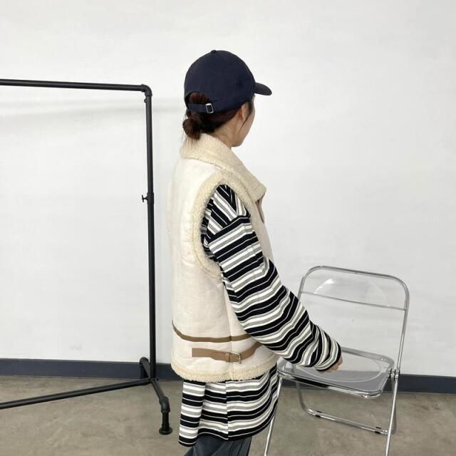 CRB ムートンベスト|TiMTiMオンラインストア|レディースアパレル通販