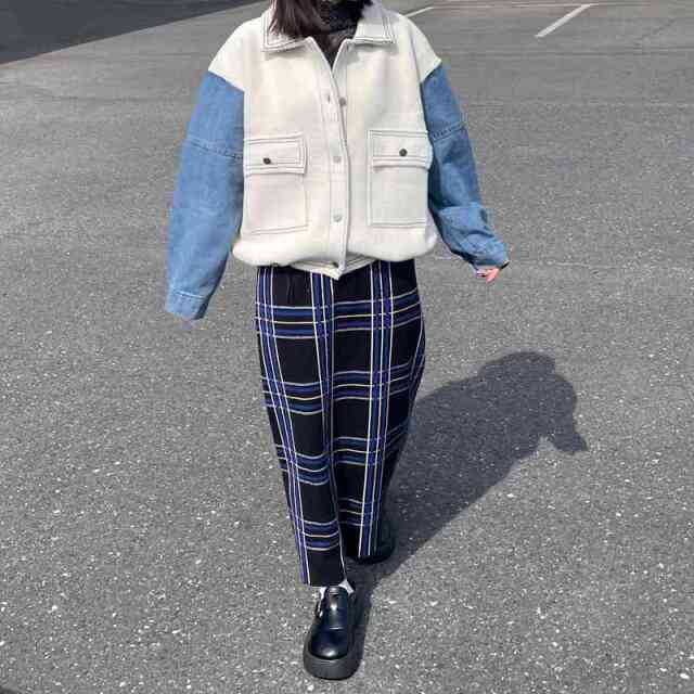 袖デニムジャケット