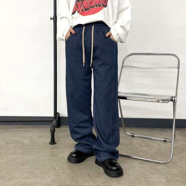 暖ラインイージーパンツ