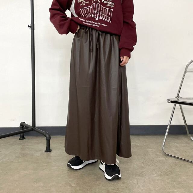 DROME 本革フレアスカート DROME 本革フレアスカート