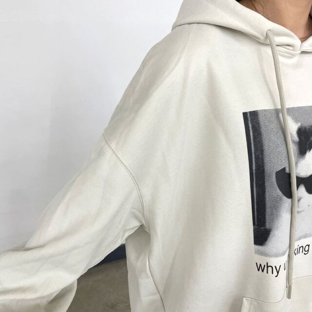 ネコサングラスパーカー