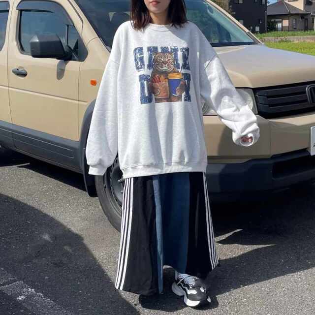 ネコプリントプルオーバー