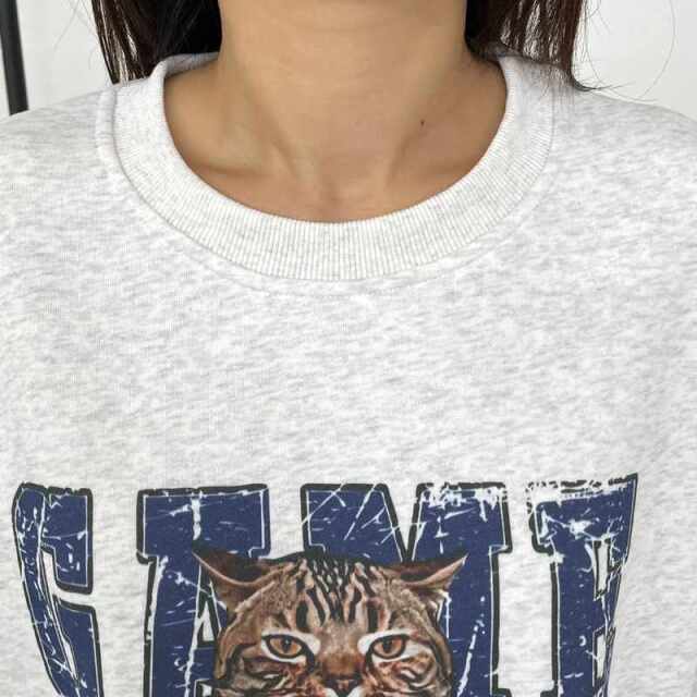 ネコプリントプルオーバー