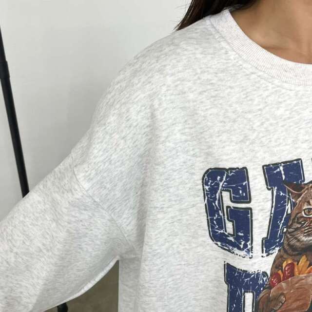 ネコプリントプルオーバー