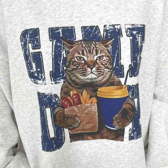 ネコプリントプルオーバー