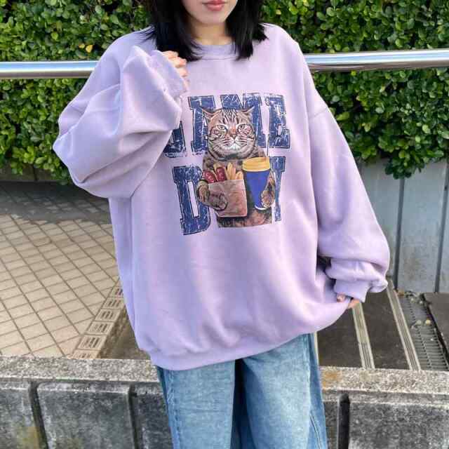 ネコプリントプルオーバー