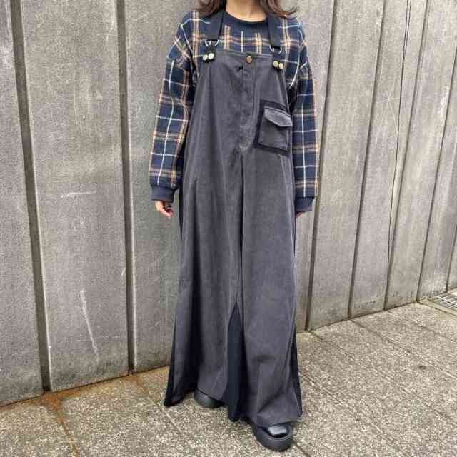 コールパッチジャンパースカート