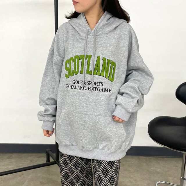 サガラ刺繍ロゴBIGパーカー