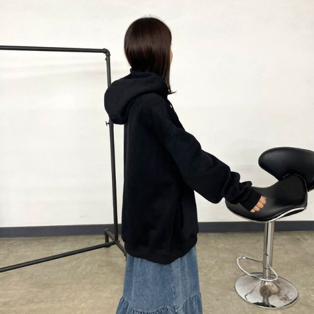 サガラ刺繍ロゴBIGパーカー