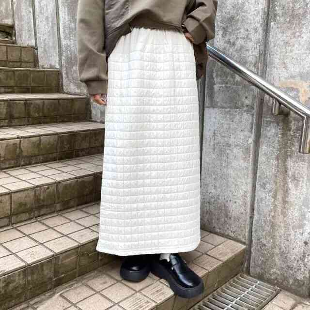 キルティングスカート