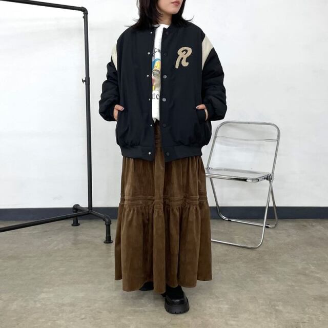 コーデュロイティアードスカート