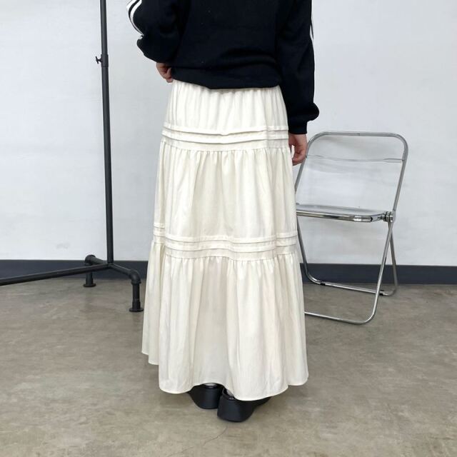 コーデュロイティアードスカート