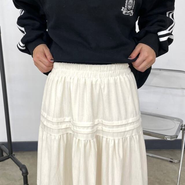 コーデュロイティアードスカート
