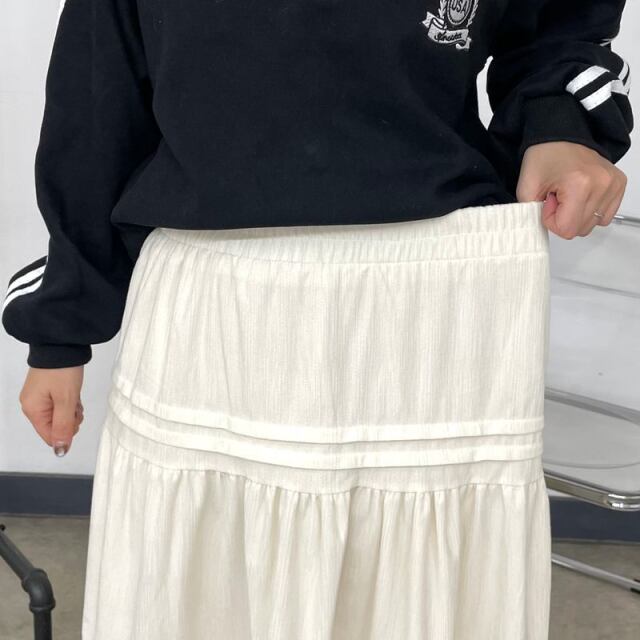 コーデュロイティアードスカート