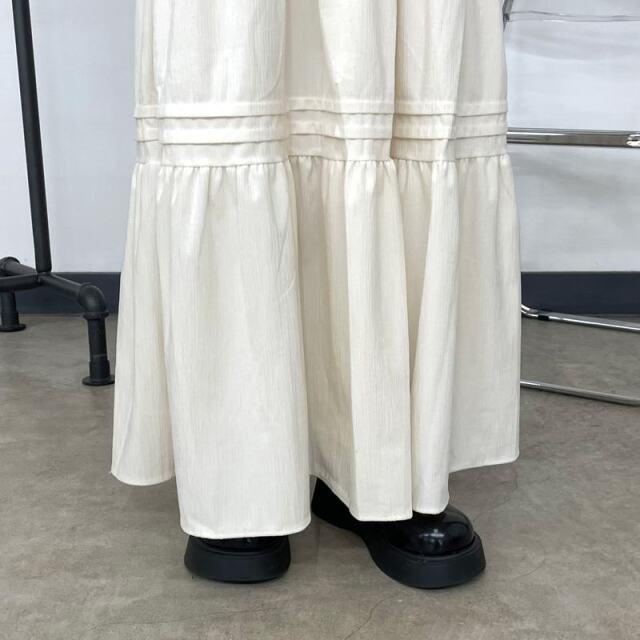 コーデュロイティアードスカート