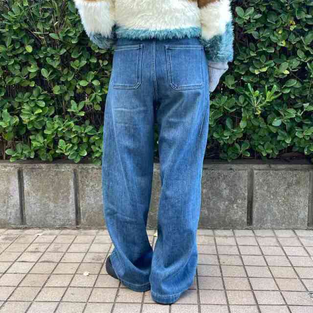 暖デニムパンツ
