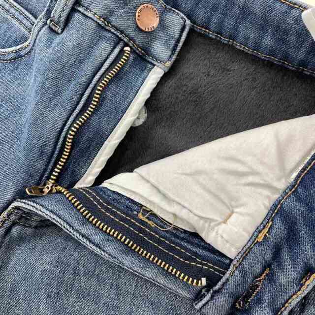 暖デニムパンツ