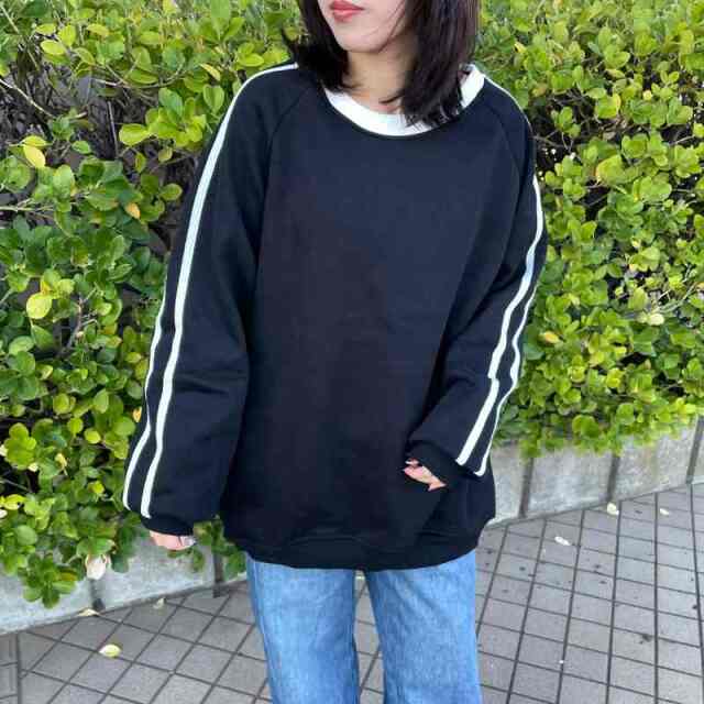 暖袖ラインチュニック