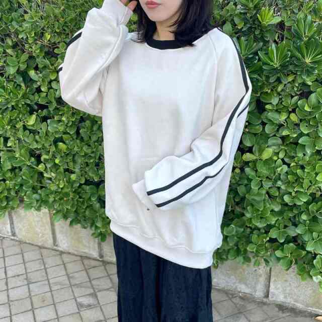 暖袖ラインチュニック