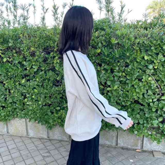 暖袖ラインチュニック