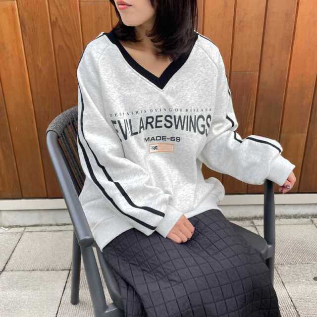 暖ラインゲームシャツプルオーバー