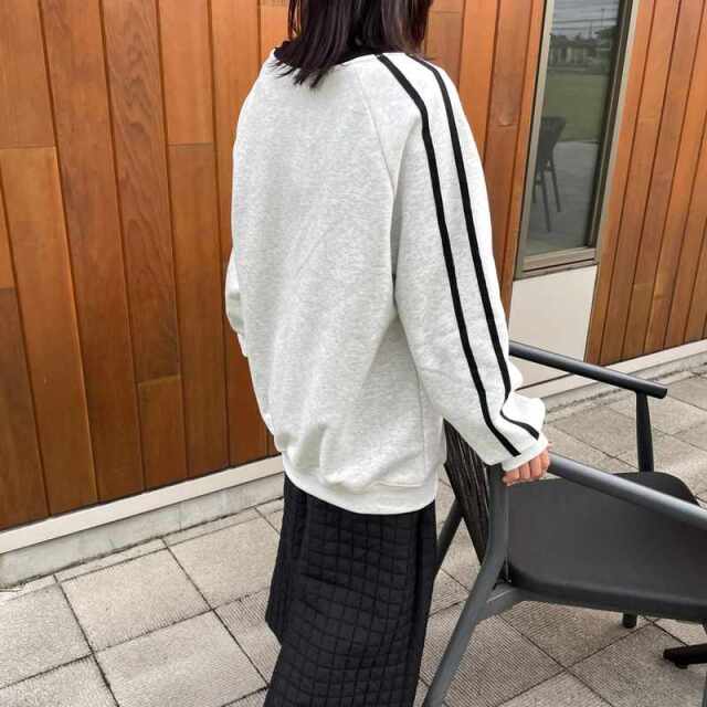 暖ラインゲームシャツプルオーバー