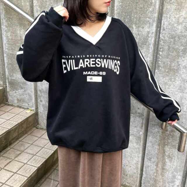 暖ラインゲームシャツプルオーバー