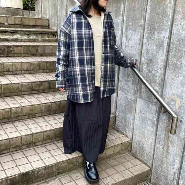 キルト切替ドロストプルオーバー