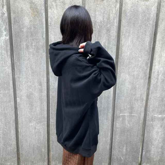 ハーフZIPロゴパーカー