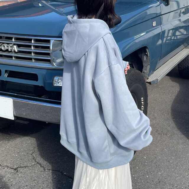 ハーフZIPロゴパーカー