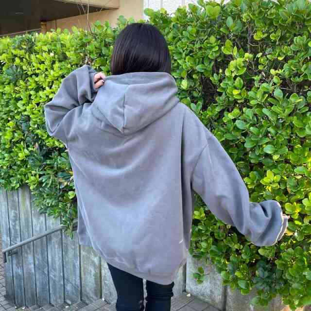 転写ロゴパーカー