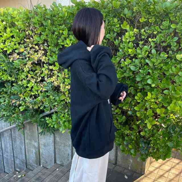 転写ロゴパーカー